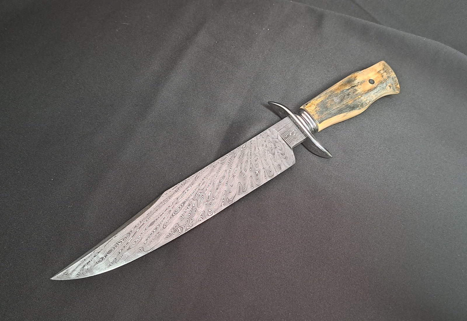 Damascus Blade Mammoth Ivory Handle